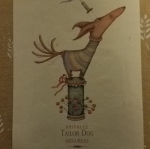 Nib patience brewster krinkles tailor dog ornament